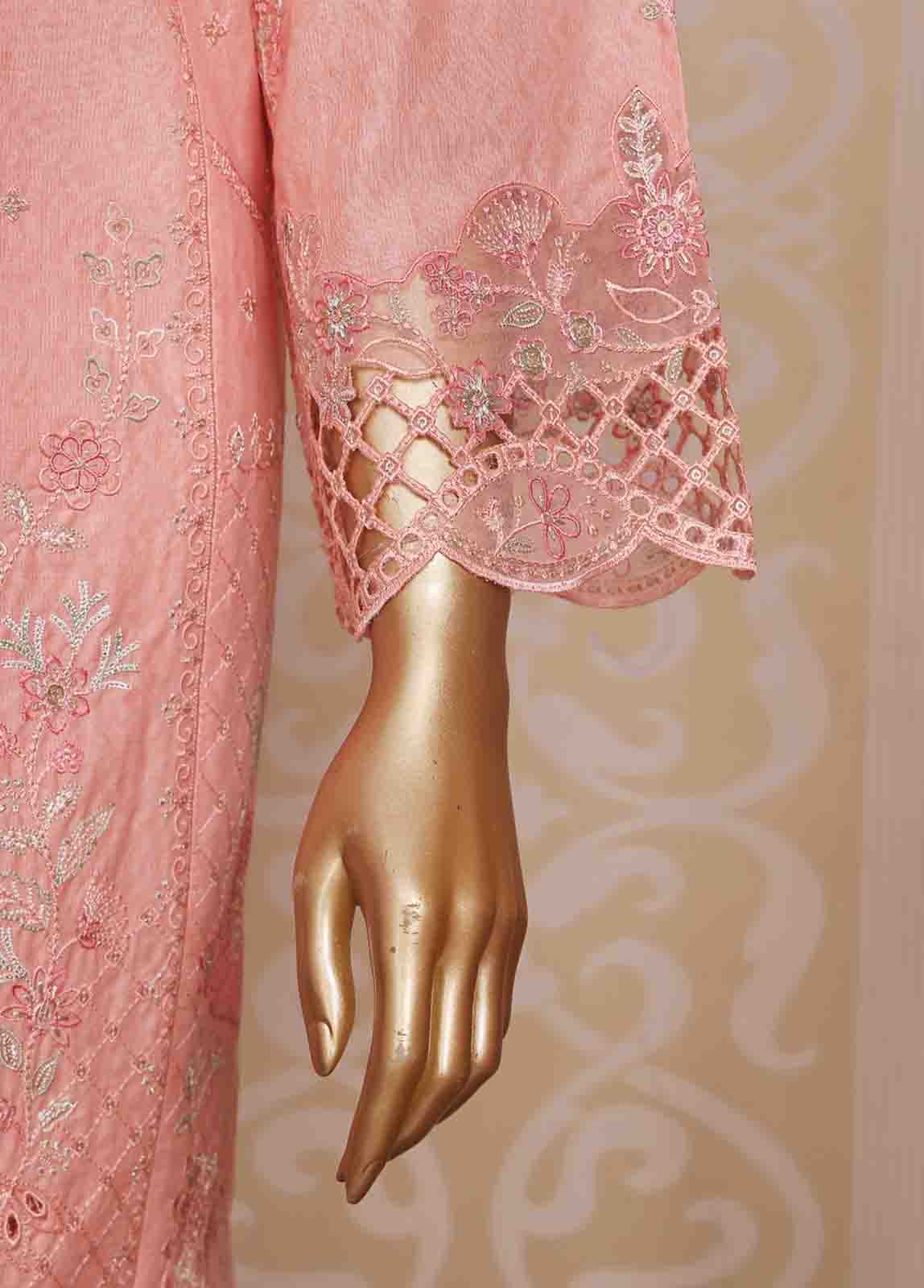 Bin Saeed Fabric - SM-FE-083 A- 3 Piece Embroidered Stitched Suit