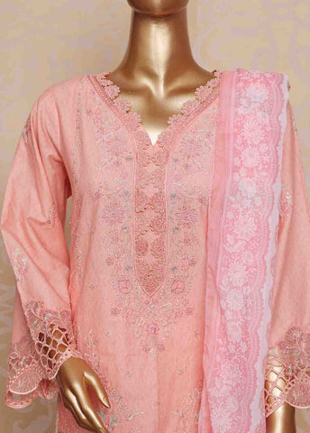 Bin Saeed Fabric - SM-FE-083 A- 3 Piece Embroidered Stitched Suit