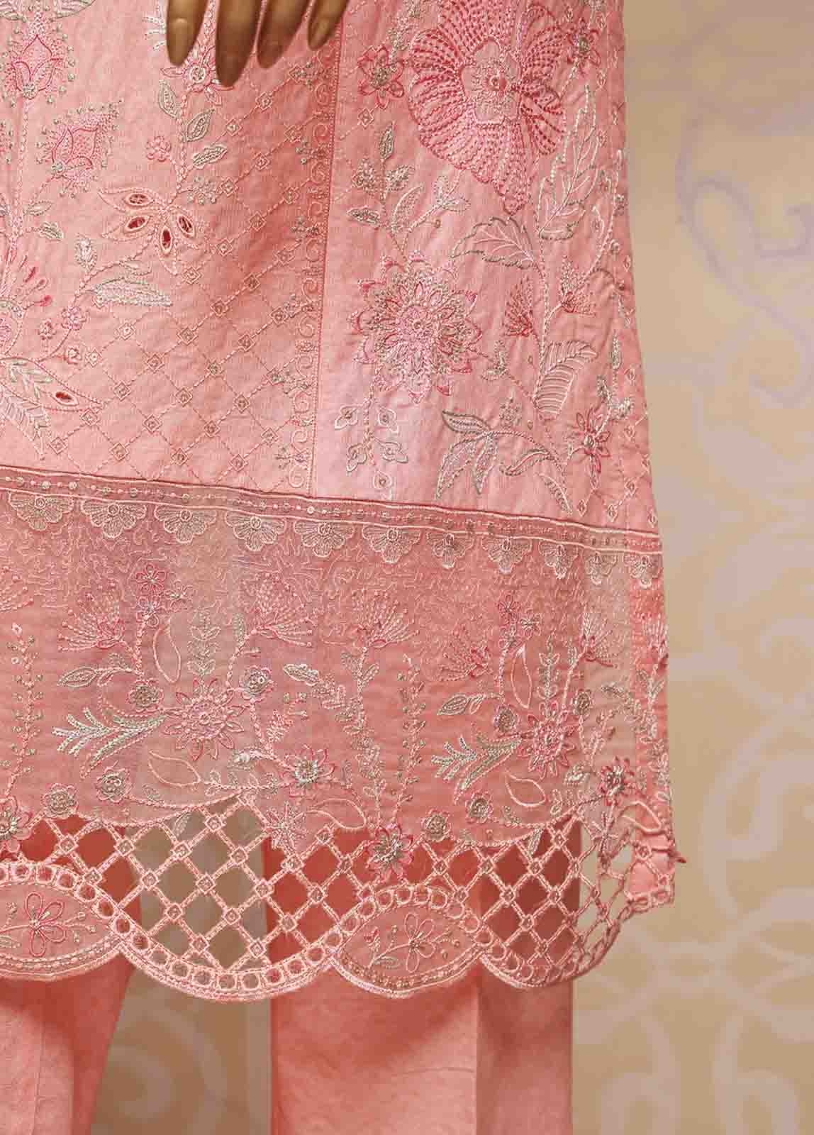 Bin Saeed Fabric - SM-FE-083 A- 3 Piece Embroidered Stitched Suit