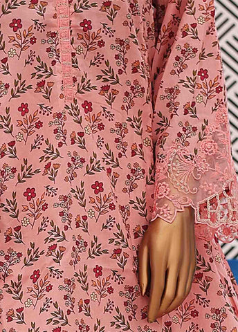 Bin Saeed Fabric - SM-FR-0216- 3 Piece Embroidered Stitched Suit