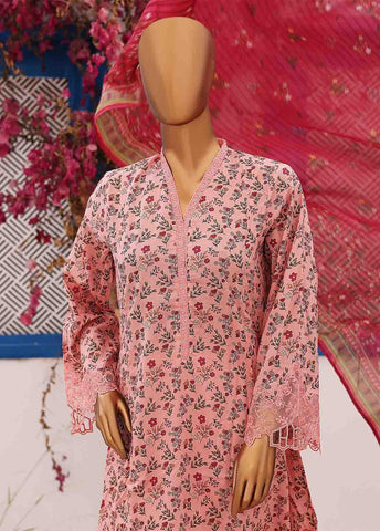 Bin Saeed Fabric - SM-FR-0216- 3 Piece Embroidered Stitched Suit