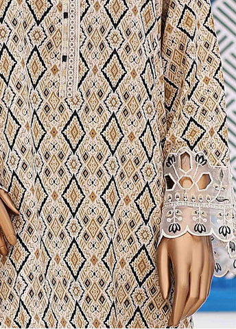 Bin Saeed Fabric - SM-FR-0227- 3 Piece Embroidered Stitched Suit