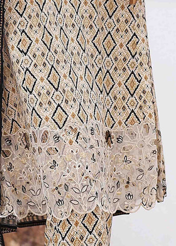 Bin Saeed Fabric - SM-FR-0227- 3 Piece Embroidered Stitched Suit