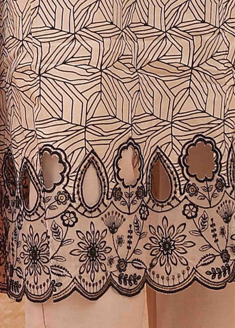 Bin Saeed Fabric - SM-FR-0355- 3 Piece Frock Style Stitched Suit