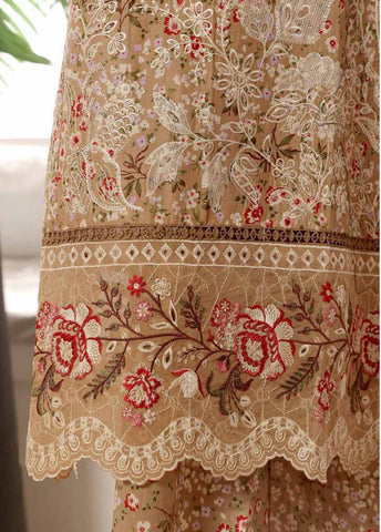 Bin Saeed Fabric - SM-FR-615-3 Piece Lawn Embroidered Frock Style Suit