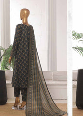 SM-FR-642-3 Piece Lawn Embroidered Frock Style Suit