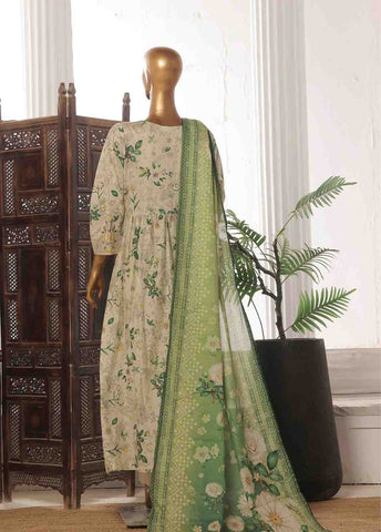 Bin Saeed Fabric - SM-FR-770 -3 Piece Embroidered Stitched Suit