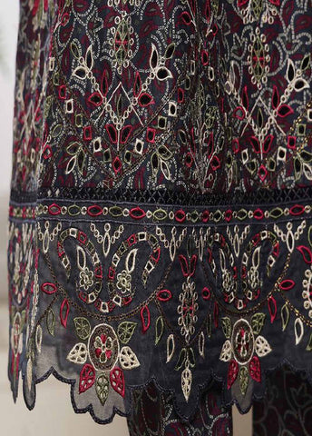 Bin Saeed Fabric - SM-FR-788-3 Piece Lawn Embroidered Frock Style Suit