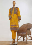SM-KT-039- 2 Piece Lawn Embroidered Stitched Coat Style Suit