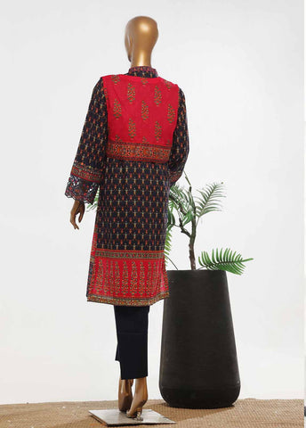 Bin Saeed Fabric - SM-KT-042- 2 Piece Lawn Embroidered Stitched Coat Style Suit