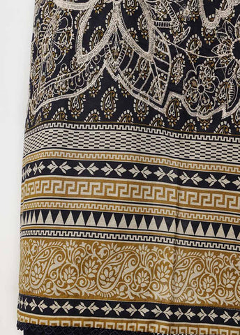 SM-KT-049- 2 Piece Lawn Embroidered Stitched Coat Style Suit