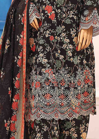 Bin Saeed Fabric - SM-LE-0226-3 Piece LawnKari Stitched Suit