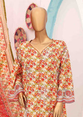 SM-LE-0345-3 Piece Cotton Kari Stitched Suit