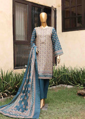 SM-PR-0104 - 3 Piece Printed Stitched Suit