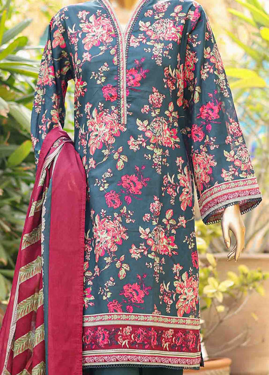 SM-PR-010 - 3 Piece Printed Stitched Suit