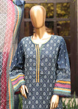SM-PR-0110 - 3 Piece Printed Stitched Suit