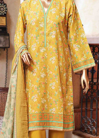 Bin Saeed Fabric - SM-PR-0113 - 3 Piece Printed Stitched Suit