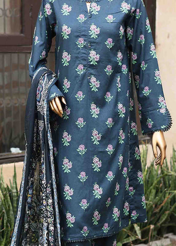 Bin Saeed Fabric - SM-PR-0130 - 3 Piece Printed Stitched Suit