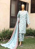 SM-PR-0136 - 3 Piece Printed Stitched Suit