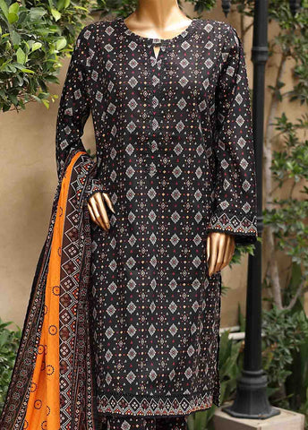 Bin Saeed Fabric - SM-PR-0150 - 3 Piece Printed Stitched Suit