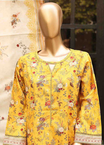 Bin Saeed Fabric - SM-PR-0155 - 3 Piece Printed Stitched Suit