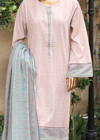 Bin Saeed Fabric - SM-PR-0203 - 3 Piece Printed Stitched Suit