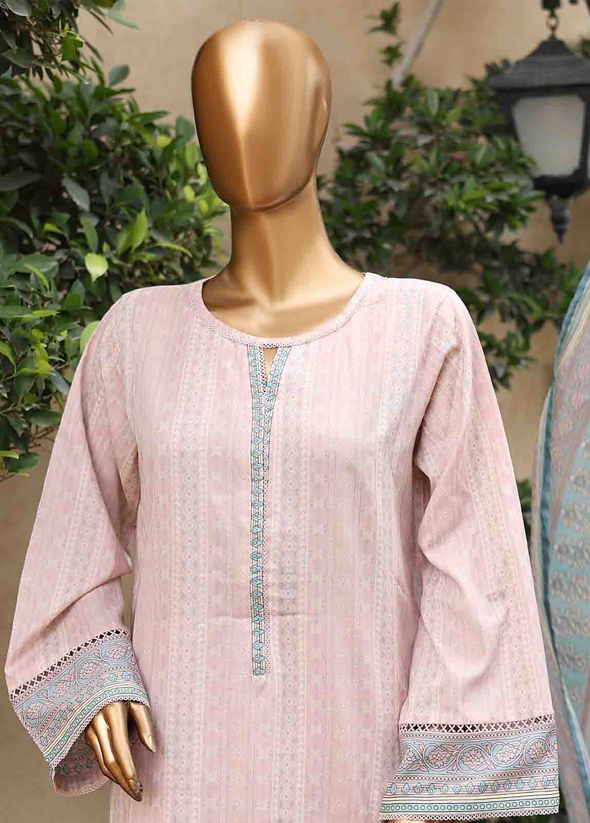 Bin Saeed Fabric - SM-PR-0203 - 3 Piece Printed Stitched Suit