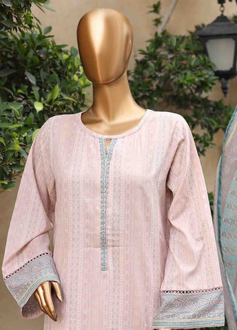 Bin Saeed Fabric - SM-PR-0203 - 3 Piece Printed Stitched Suit