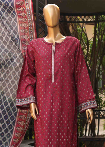 Bin Saeed Fabric - SM-PR-0207- 3 Piece Printed Stitched Suit
