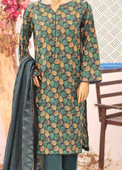SM-PR-0344 A- 3 Piece Printed Stitched Suit