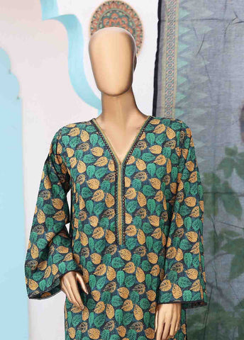 Bin Saeed Fabric - SM-PR-0344 B- 3 Piece Printed Stitched Suit