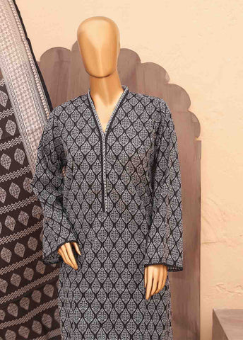 Bin Saeed Fabric - SM-PR-0357 A- 3 Piece Printed Stitched Suit