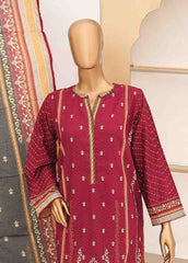 SM-PR-045- 3 Piece Printed Cotton Suit