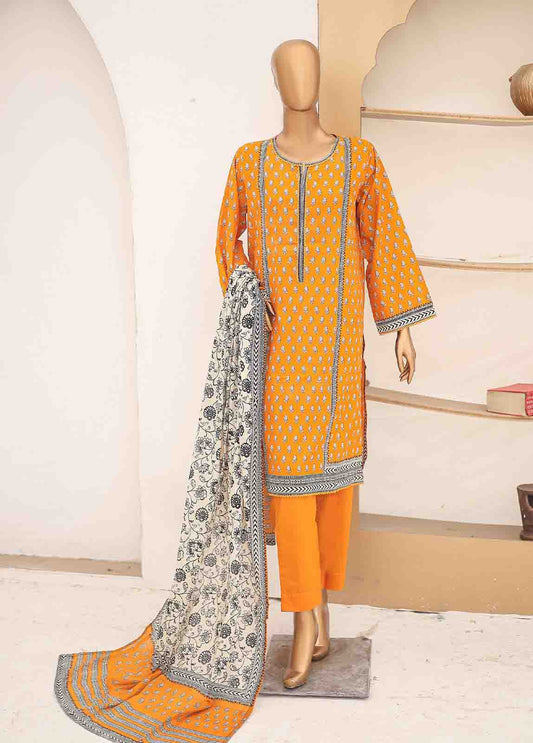 SM-PR-047- 3 Piece Printed Suit