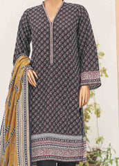 SM-PR-050- 3 Piece Printed Cotton Suit