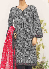 SM-PR-0598- 3 Piece Printed Cotton Suit