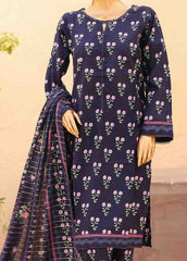 SM-PR-0622 A- 3 Piece Printed Stitched Suit