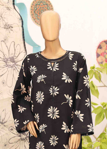 Bin Saeed Fabric - SM-PR-0629 A- 3 Piece Printed Stitched Suit