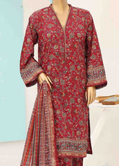 SM-PR-0635 A- 3 Piece Printed Stitched Suit