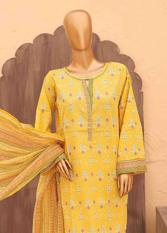 SM-PR-0637 A- 3 Piece Printed Stitched Suit