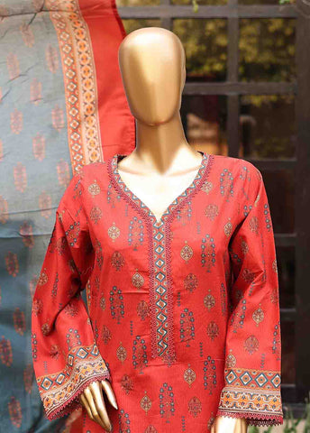Bin Saeed Fabric - SM-PR-099 - 3 Piece Printed Stitched Suit