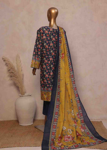 Bin Saeed Fabric - SM-RE-006-3 Piece Chikankari Stitched Suit
