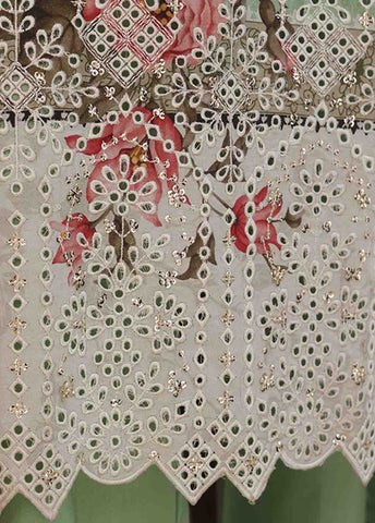 Bin Saeed Fabric - SM-RE-007-3 Piece Chikankari Stitched Suit