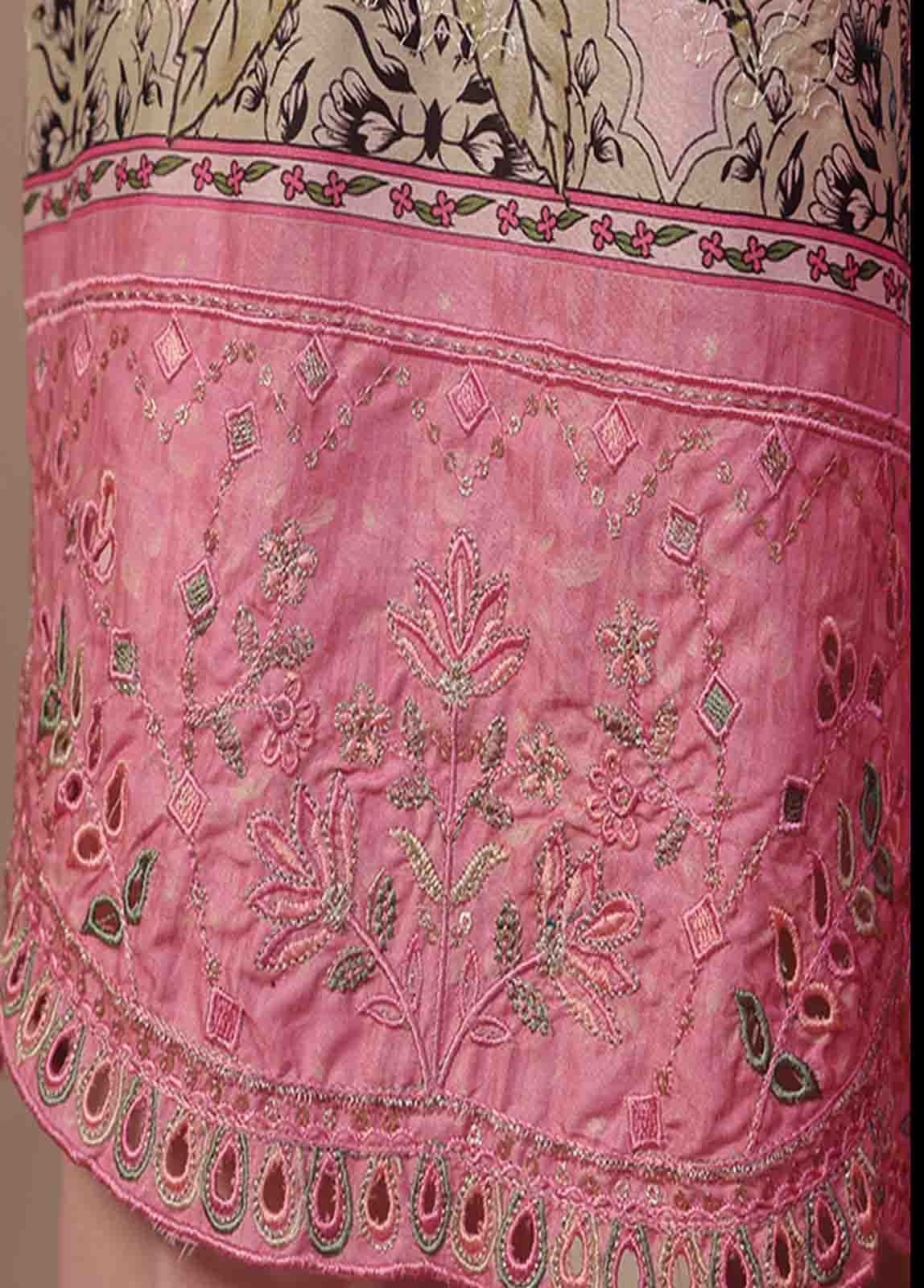 Bin Saeed Fabric - SM-RE-009-3 Piece Chikankari Stitched Suit