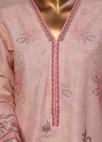 Bin Saeed Fabric - SM-RE-009-3 Piece Chikankari Stitched Suit
