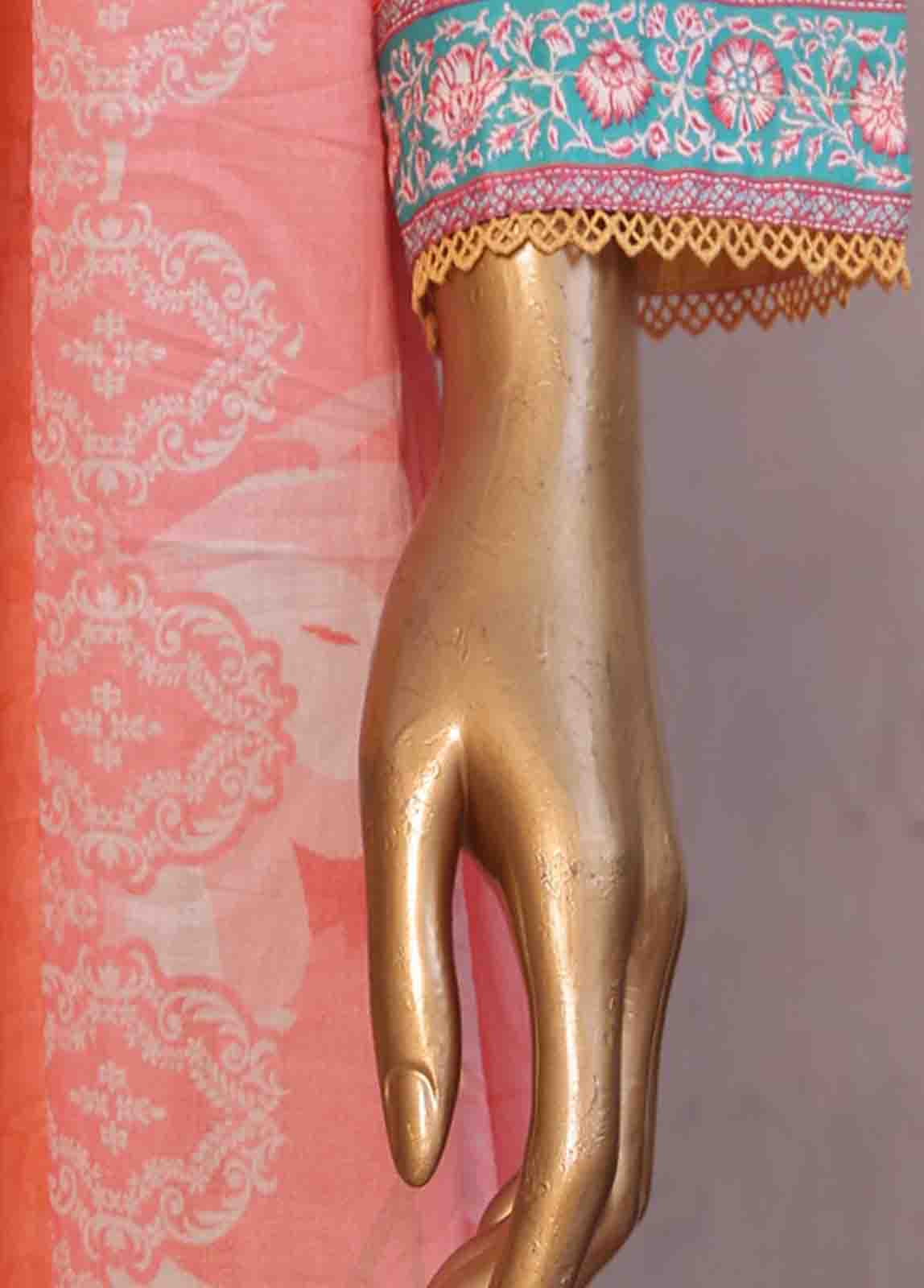 Bin Saeed Fabric - SM-RE-015-3 Piece Chikankari Stitched Suit