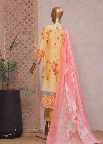 Bin Saeed Fabric - SM-RE-015-3 Piece Chikankari Stitched Suit