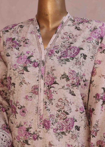 Bin Saeed Fabric - SM-RE-049-3 Piece Chikankari Stitched Suit