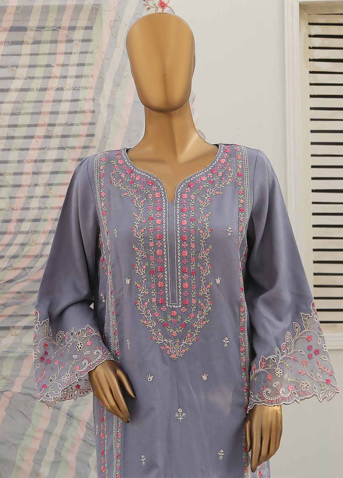 SMB-003-3 Piece Linen Embroidered collection