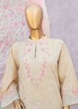 SMB-017-3 Piece Linen Embroidered collection